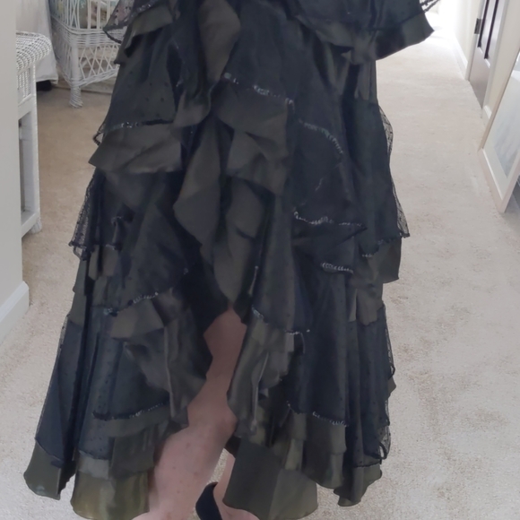 Flamenco Spanish Strapless Costume Gown - Picture 8 of 12